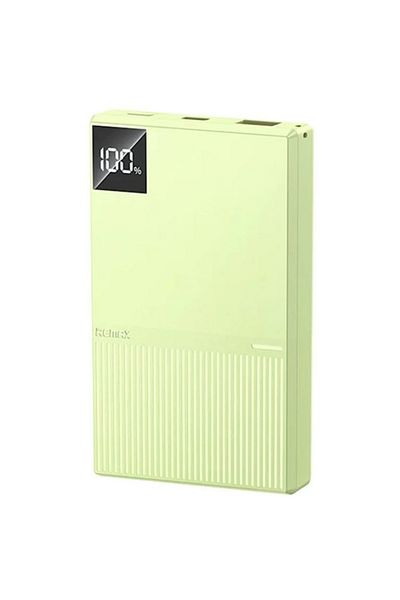 REDz Accessories Powerbank Remax Fp-8, 10,000mah Battery, Usb Type-c, Power 22.5w, Led Display, Green