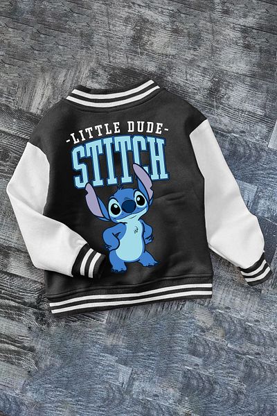 C&C OKULCUNUZ Детско яке за училище и колеж, черно, за момичета и момчета, Dude Stitch