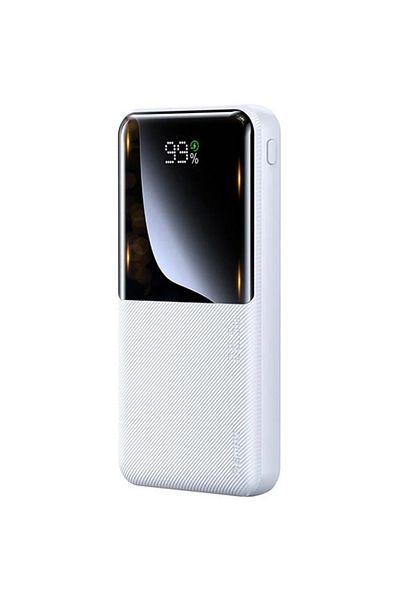REDz Accessories External Battery 20,000mah, Remax Rpp-623, 2 X Usb And Type-c Ports, Led Display, White