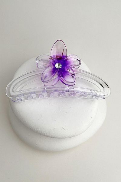 Modex Single Stone Clover Flower Latch Buckle (11cm)