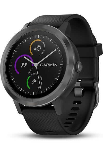Garmin 010-01769-11 Vívoactive 3, GPS Smartwatch Contactless Payments Built-In Sports Apps, Black/S