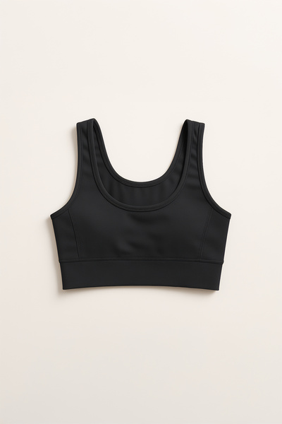 HNX Thick Strap Recovery Sports Bustier |   Denim