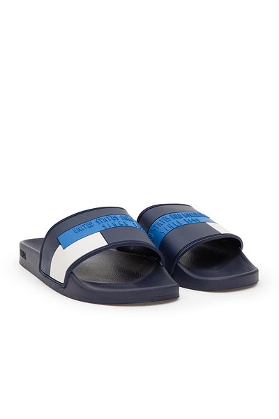 U.S. Polo Assn. Men's Navy Blue Slippers 50305427 -Vr033