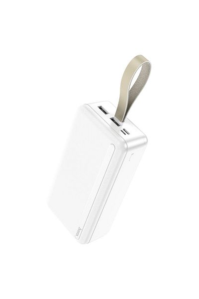REDz Accessories Ultra-capacity External Battery, Dual Charge, 30,000 Mah, 2 X Usb, Hoco J91b, White
