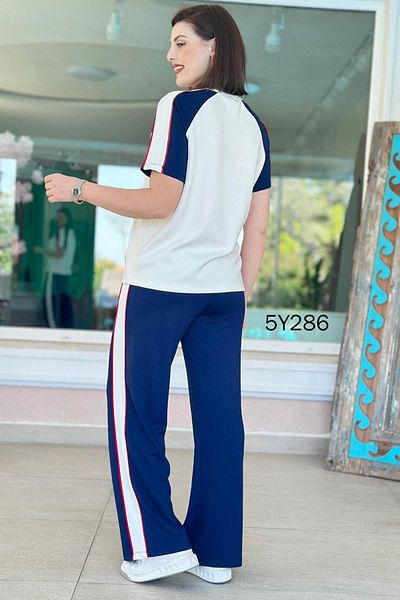 İnce Topuk Stone Detail Modal Suit 5Y286
