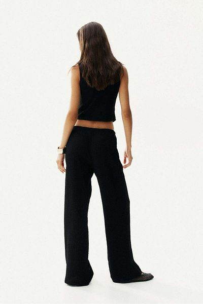 H&M Crinkled drawstring trousers