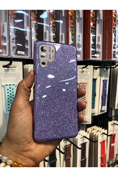 GRABONO Samsung Galaxy M22 / Galaxy A22 Kılıf Parlak Simli Muhteşem Görünüm, ...