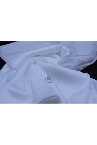 ALREMİYA Hijab Janjan Evening Dress Shawl White