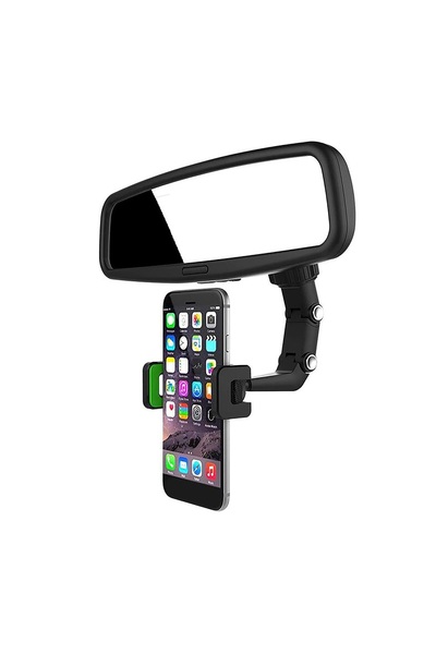 REDz Accessories Βάση τηλεφώνου για καθρέφτη αυτοκινήτου, iTrend HD359, ρυθμι...