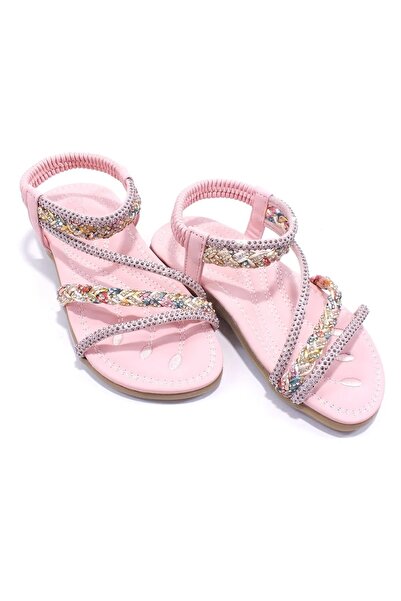 Guja صندل بناتي مرصع بالأحجار (القالب أصغر بمقاس 1)