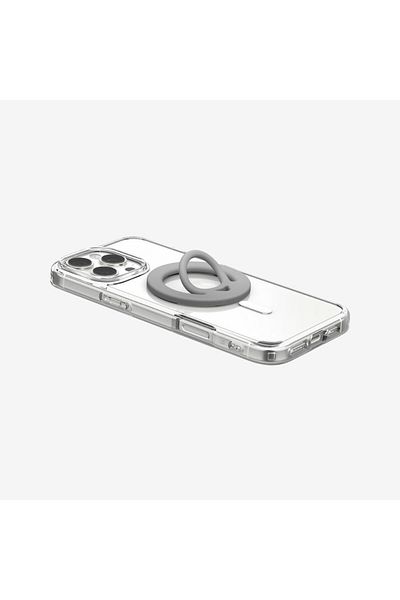 Spigen Dual Pop MagFit Phone Holder Double Side Magnetic Silicone Grip MagSafe - Gray