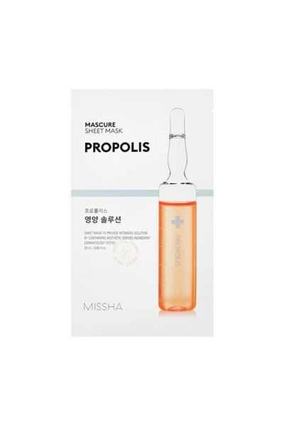 Missha Nourishing Skin Mask With Propolis Mascure Sheet Mask Propolis, 28ml