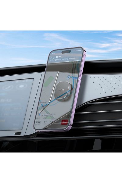 REDz Accessories Suport auto Hoco H52, suport magnetic pentru telefon, suport adeziv pentru bord, universal, negru