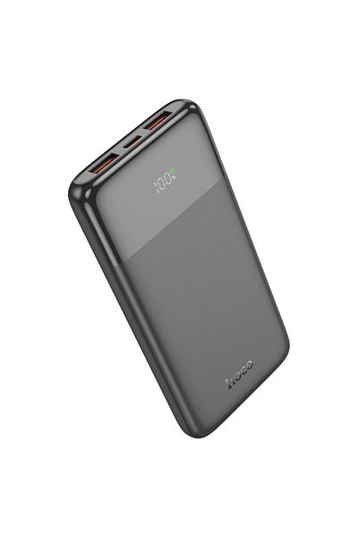 REDz Accessories Hoco J121 External Battery, 10,000mah Battery, 2 X Usb 1 X Type-c, Led Display, Black