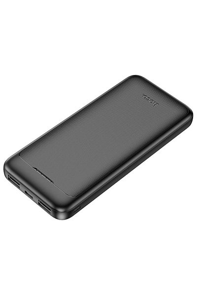 REDz Accessories Hoco J111 External Battery, 10,000 Mah, 2 Usb Ports, Led Indicator, Black