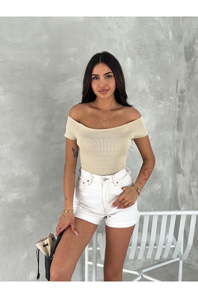 Fanori Woman ΝΕΑ ΣΕΖΟΝ ΦΑΡΔΙΟΣ ΓΙΑΚΑΣ ΛΕΠΤΟ ΠΛΕΚΤΟ CROP