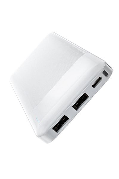 REDz Accessories External Phone Battery, Fast Charging, 10000 Mah, Original Hoco, J72, White