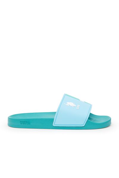 U.S. Polo Assn. Men's Aqua Slippers 50305433 -Vr007