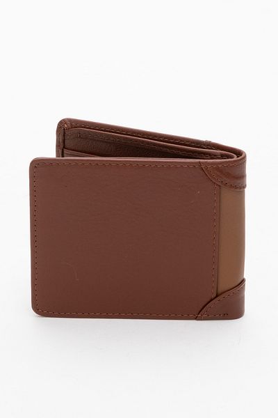 Grande Gd 1747 Real Leather Men's Wallet Taba