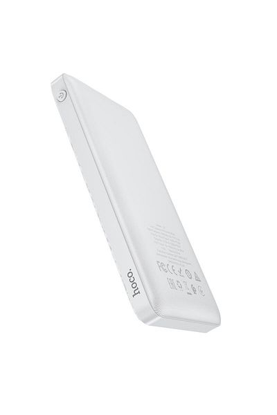 REDz Accessories External Phone Battery, Fast Charging, 10000 Mah, Original Hoco, J72, White