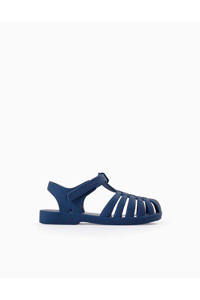 Ziddy Rubber Sandals for Baby Boy 'Jellyfish', Dark Blue