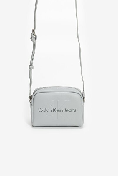 Calvin Klein Striped Sculpted Camera Bag - Cross Strap