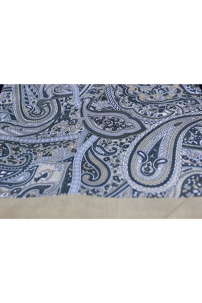 ALREMİYA Ethnic Pattern Cotton Shawl Mustard Khaki