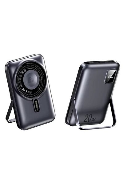 REDz Accessories Baterie magnetică wireless 15w, Remax Rpp-695, 10.000 mAh, port Type-C, afișaj digital, albastru marin