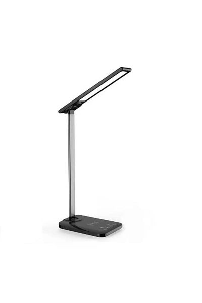 REDz Accessories Multifunctional Lamp, Wireless Charging, Touch Control, Power 10W, Black