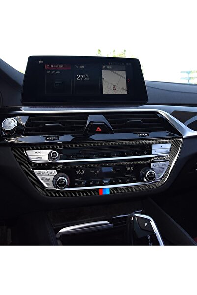 Maraz Bmw G30/38 Karbon Fiber Cd Paneli Dekoratif Sticker Uyumlu