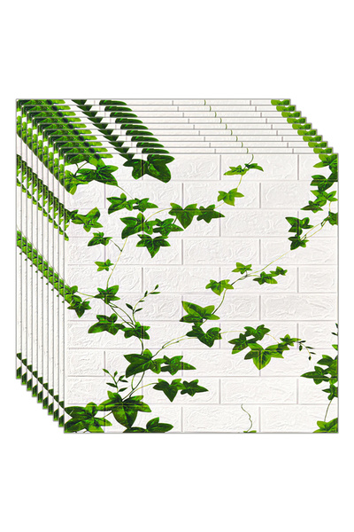 NEXTLY Set 50 X Tapet Autoadeziv 3d , Pentru Tavan/perete, Design Caramida, W...
