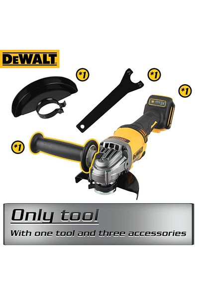 Choice Tool Only Dewalt Dcg414 Brushless Angle Grinder 125mm Metal/wood/pipe Cutting Load Polishing Grinder