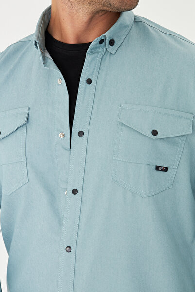 masso moda Slim Fit Jeans - Denim Men's Shirt Suitable for Daily Use