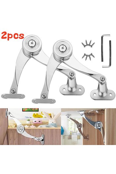 Choice 2pcs A Type 2Pcs Hydraulic Randomly Stop Hinges Kitchen Cabinet Door Adjustable Polish Hinge Furnit