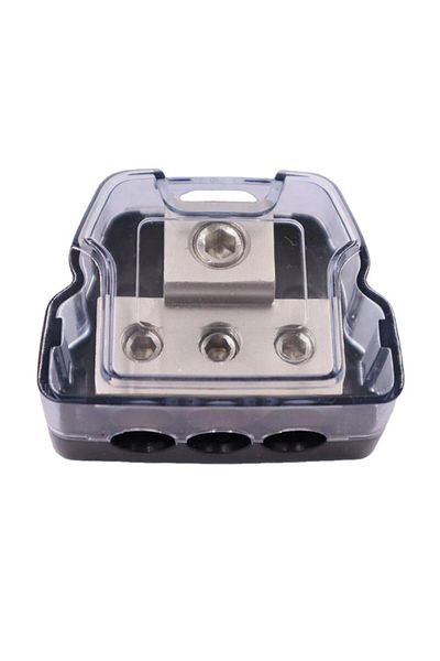 Choice Car Audio Power Distribution Block 3 Way Wire Distribution 1x 0 Gauge Awg In, 3x 4 Gauge Awg Out ...