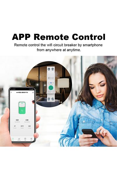 Choice Tuya Wifi Mcb Smart Circuit Breaker Over Current Under Voltage Protection Power Metering 1-63a Re...