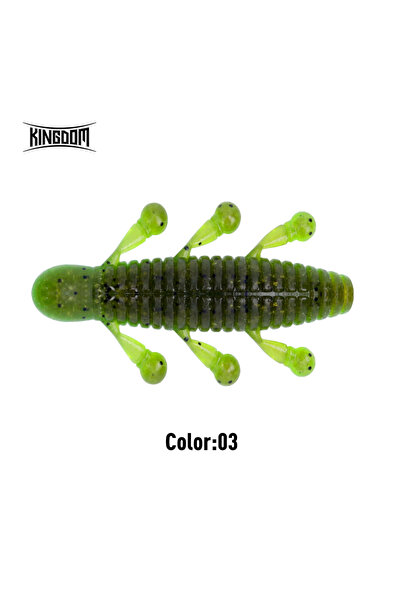 Choice KINGDOM 6g 55mm 03 Kingdom Dancing Potato Soft Fishing Lures 3.2g 45mm...