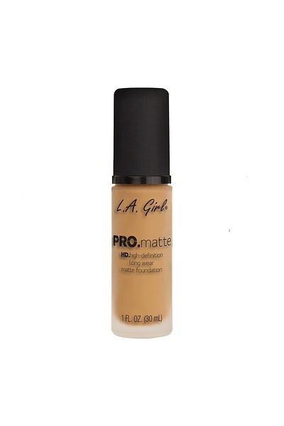 L.A. Girl L.A.Girl PRO Matte Ultra Mat Natural Foundation with High Coverage and Matte Finish, 30ml