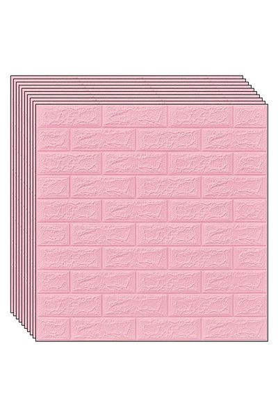 NEXTLY Set of 50 x 3d Self-Adhesive Wallpaper, For Ceiling/Wall, Brick Design, Waterproof, Adjustable