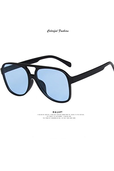 Choice Blue black European and American Retro Double Beam Sunglasses 2024 New...