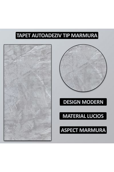 NEXTLY Set 50 X Tapet Autoadeziv Imitatie Marmura , Waterproof, Ajustabil, Adeziv Puternic, Usor