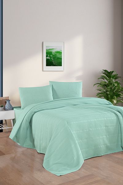 Home Still PIKE SUMMER LINEN 2 PERSONS, MINT