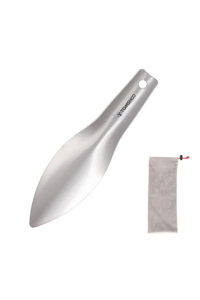 TOMSHOO Titanium Titanium Garden Hand Shovel Outdoor Camping Titanium Shovel Trowel Survival Tools F
