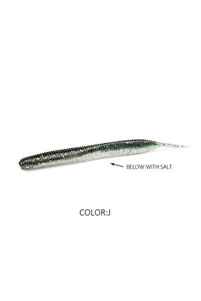 Choice 74mm 20pcs J 2019 new Supercontinent Needle-tailed straight worm now h...