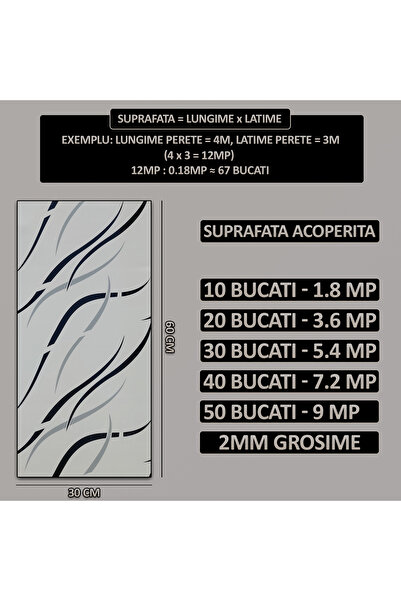 NEXTLY Set 10 X Tapet Autoadeziv Imitatie Marmura , Waterproof, Ajustabil, Adeziv Puternic, Usor