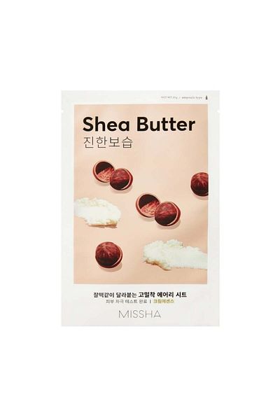 Missha Mască facială Airy Fit cu unt de shea, 19 g