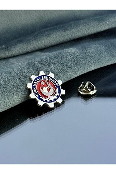 Kuyumcudan Türk Metal Sendikası Yaka Rozeti ( 925 Ayar Gümüş )