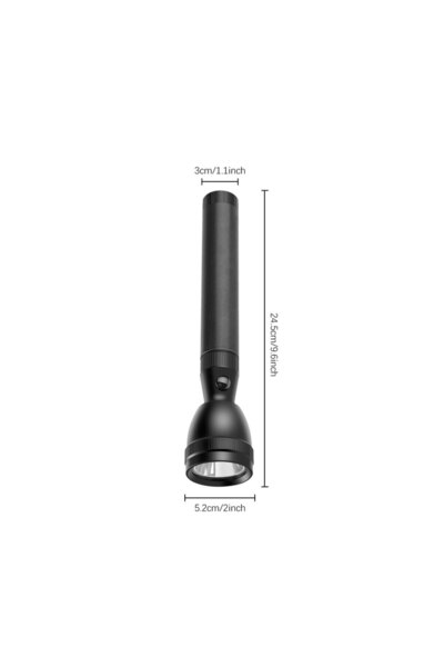 Choice 8274-2c Led Strong Light Security Flashlight For Outdoor Patrol And Self-defense Multi-functional Em