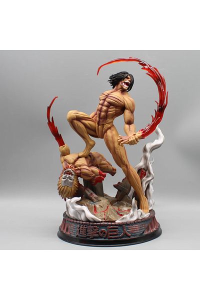 Choice With Box 29cm Attack On Titan Anime Figure The Armored Figures 29cm Titan Eren Jager Action Figurine