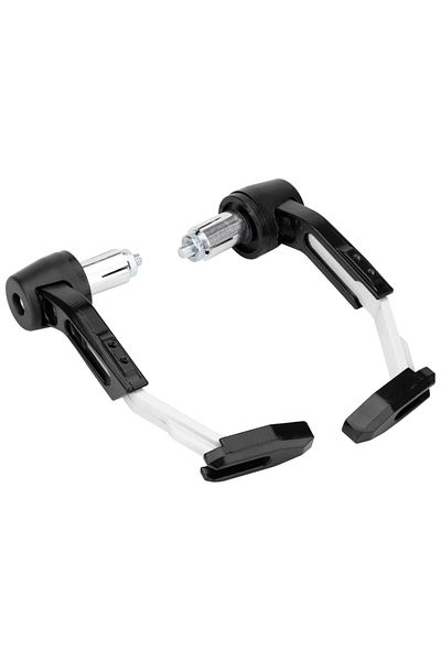 Choice White Adjustable length Universal 7/8" Handlebar Protecter Brake Lever Guard for Motorcycle Scooter